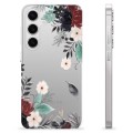 Coque Samsung Galaxy S24 en TPU - Fleurs d'Automne