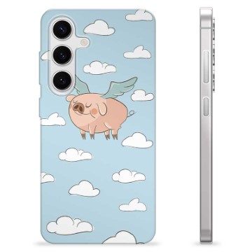 Coque Samsung Galaxy S24 en TPU - Cochon Volant