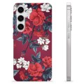 Coque Samsung Galaxy S24 en TPU - Fleurs Vintage