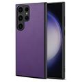 Coque Hybride Samsung Galaxy S24 Ultra Revêtu - Violete