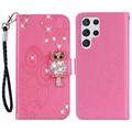 Etui Samsung Galaxy S24 Ultra Hibou Strass
