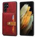 Étui Samsung Galaxy S24 Ultra avec Portefeuille - Retro Style