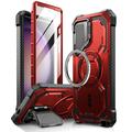 Coque Hybride Samsung Galaxy S24 Ultra Supcase i-Blason Armorbox Mag - Rouge / Noir