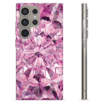 Coque Samsung Galaxy S24 Ultra en TPU - Cristal Rose