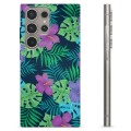 Coque Samsung Galaxy S24 Ultra en TPU - Fleurs Tropicales