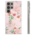 Coque Samsung Galaxy S24 Ultra en TPU - Fleurs à L'aquarelle