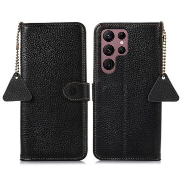 Étui Portefeuille Samsung Galaxy S24 Ultra en Cuir avec RFID