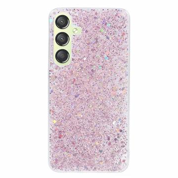 Coque Samsung Galaxy S24+ en TPU Glitter Flakes