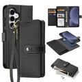 Étui portefeuille en cuir Samsung Galaxy S25 avec couverture magnétique Dux Ducis Lawa
