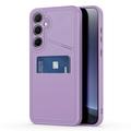 Etui magnétique Samsung Galaxy S25 Dux Ducis Rafi II avec Kickstand et fentes pour cartes - Violet
