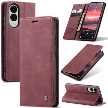 Étui Portefeuille Samsung Galaxy S25 Edge Caseme Série 013 - Bordeaux