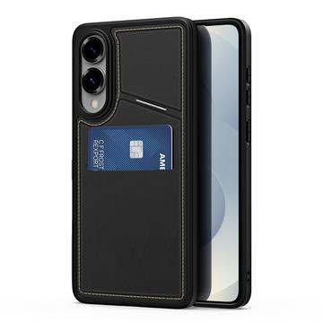 Etui magnétique Samsung Galaxy S25 Edge Dux Ducis Rafi II avec Kickstand et fentes pour cartes