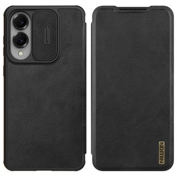 Étui à Rabat Samsung Galaxy S25 Edge Nillkin Qin Pro - Noir