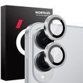 Kit de protection de l'objectif de l'appareil photo Samsung Galaxy S25 Edge Northjo - Argent