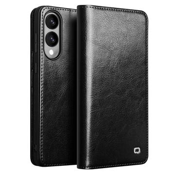 Etui Portefeuille Samsung Galaxy S25 Edge en Cuir Qialino Classic