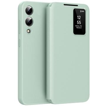 Étui à rabat Samsung Galaxy S25 Edge Smart Clear View avec fente pour carte