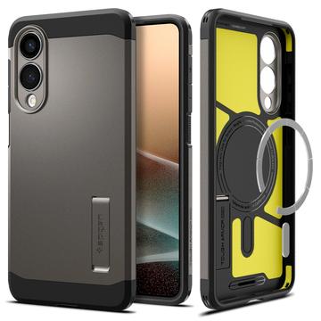 Coque Samsung Galaxy S25 Edge Spigen Tough Armor Mag - Métal Foncé