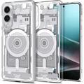 Coque Samsung Galaxy S25 Edge Spigen Ultra Hybrid Mag - Blanche / Zero One