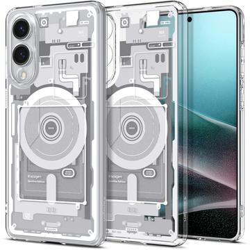 Coque Samsung Galaxy S25 Edge Spigen Ultra Hybrid Mag - Blanche / Zero One