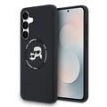 Coque en silicone liquide Samsung Galaxy S25 FE Karl Lagerfeld Double Heads