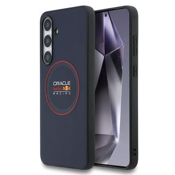 Coque silicone liquide MagSafe Samsung Galaxy S25 FE Oracle Red Bull Racing Red Ring - Marine