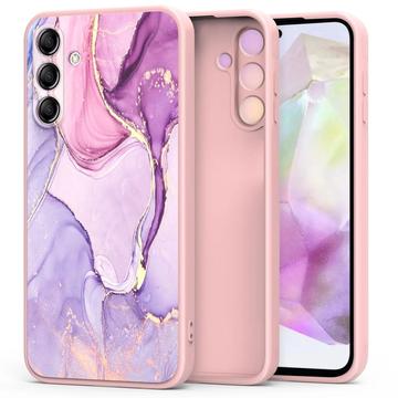 Coque Samsung Galaxy S25 FE en Silicone Tech-Protect Icon - Marbre