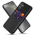 Coque Samsung Galaxy S25 avec Porte-Cartes KSQ - Noire
