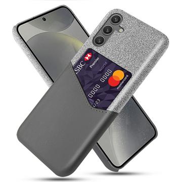 Coque Samsung Galaxy S25 avec Porte-Cartes KSQ - Grise