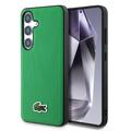 Coque Samsung Galaxy S25 Lacoste Iconic Petit Pique Woven Logo - Compatible MagSafe