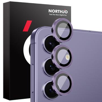 Kit de protection de l\'objectif de l\'appareil photo Samsung Galaxy S25 Northjo - Violet