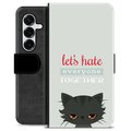 Étui Portefeuille Premium Samsung Galaxy S25+ - Chat en Colère