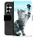 Étui Portefeuille Premium Samsung Galaxy S25+ - Chat