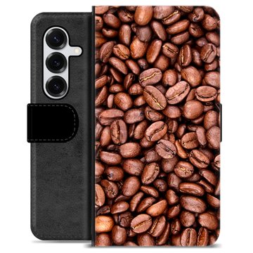 Étui Portefeuille Premium Samsung Galaxy S25+ - Grains de Café