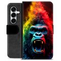 Étui Portefeuille Premium Samsung Galaxy S25+ - Gorille
