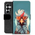 Étui Portefeuille Premium Samsung Galaxy S25+ - Poule