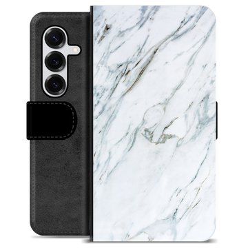 Étui Portefeuille Premium Samsung Galaxy S25+ - Marbre