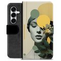 Étui Portefeuille Premium Samsung Galaxy S25+ - Ambiance Vintage