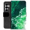 Étui Portefeuille Premium Samsung Galaxy S25+ - Vagues
