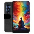 Étui Portefeuille Premium Samsung Galaxy S25 - Méditation