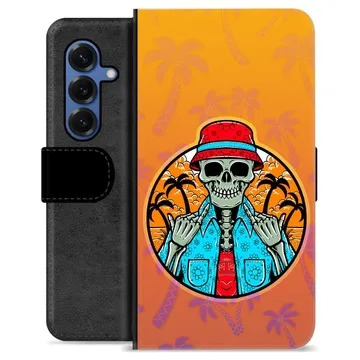 Étui Portefeuille Premium Samsung Galaxy S25 - Été Squelette