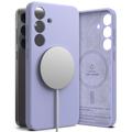 Coque MagSafe Samsung Galaxy S25 en Silicone Liquide Ringke - Lavande