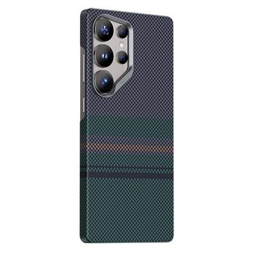 Coque Samsung Galaxy S25 Ultra Benks Kevlar Aramid Fiber - Compatible MagSafe - Grise / Verte
