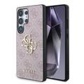 Coque Hybride Samsung Galaxy S25 Ultra Guess 4G Big Metal Logo (Emballage ouvert - Acceptable) - Rose