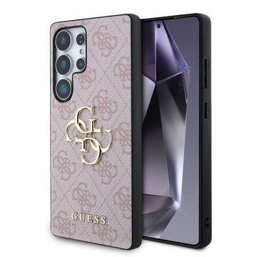 Coque Hybride Samsung Galaxy S25 Ultra Guess 4G Big Metal Logo (Emballage ouvert - Acceptable) - Rose