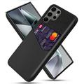 Coque Samsung Galaxy S25 Ultra avec Porte-Cartes KSQ - Noire