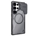 Coque magnétique Samsung Galaxy S25 Ultra Nillkin IceBlade Prop - Compatible MagSafe, Couvercle à lentille coulissante - Noire
