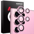 Kit de protection de l'objectif de l'appareil photo Samsung Galaxy S25 Ultra Northjo - Rose