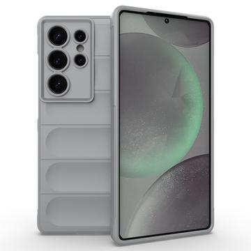 Coque Samsung Galaxy S25 Ultra en TPU - Rugged - Gris Clair