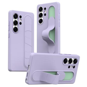 Coque hybride Smart Samsung Galaxy S25 Ultra avec poignée debout - Violete