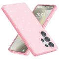 Coque Hybride Samsung Galaxy S25 Ultra - Série Stylish Glitter - Rose